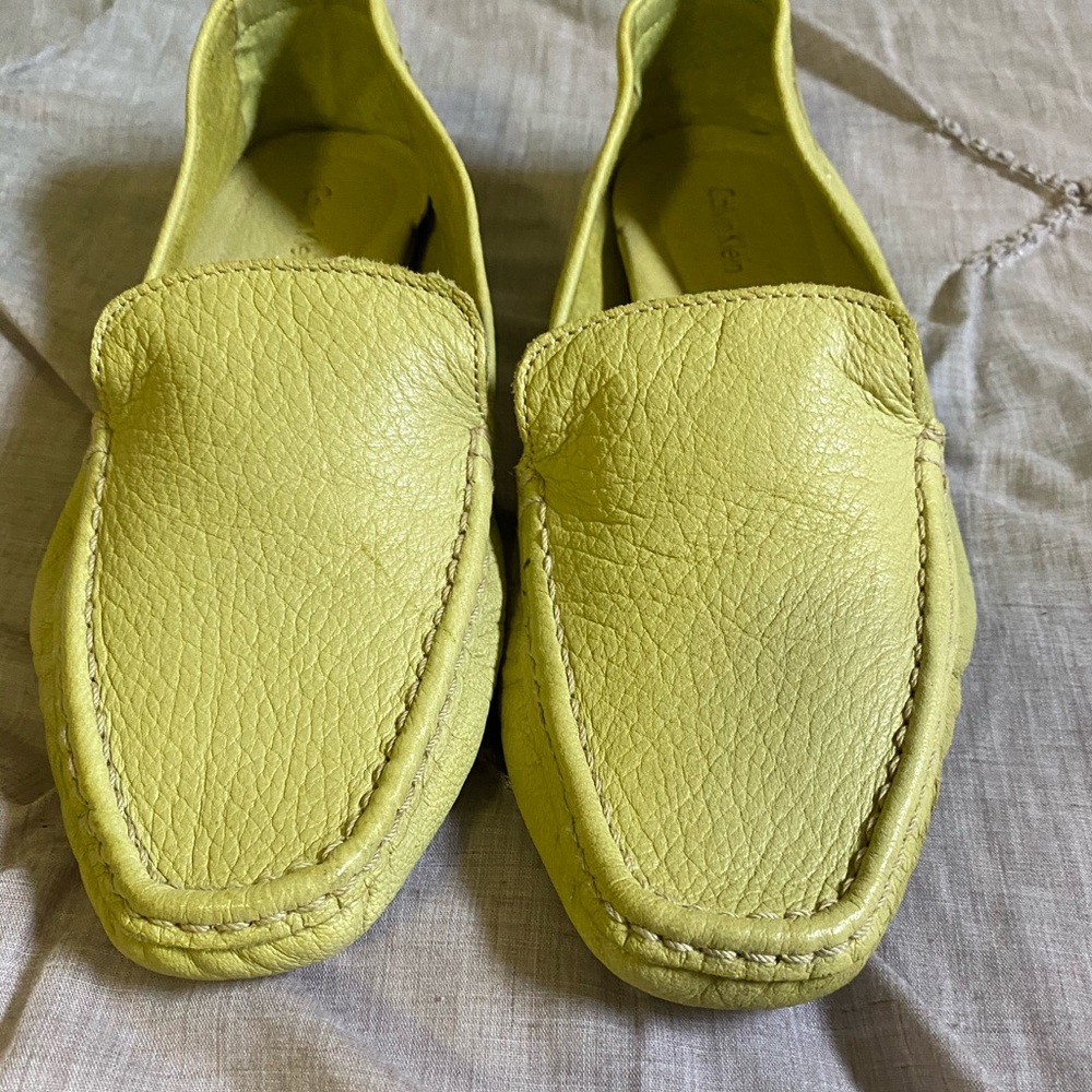 Calvin Klein soft leather loafers size 8.5